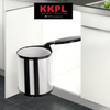 KKPL Kitchen Cabinet Space Savings SUS 304 Build in Stainless Steel Waste Bin Storages