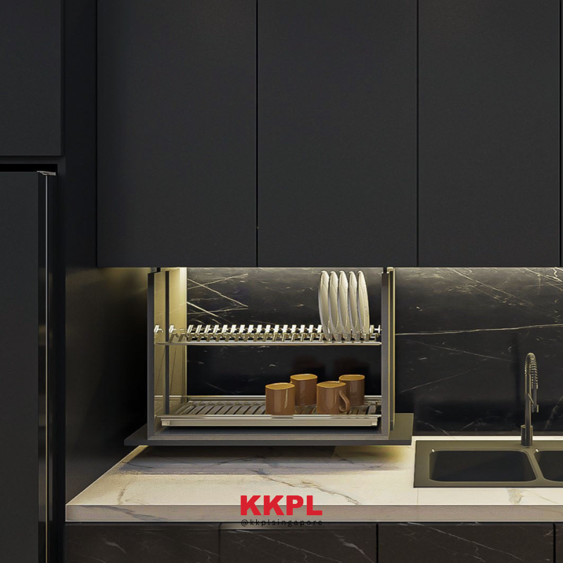 Back-Down Automated Descending Dish Rack – Koncept Kreation