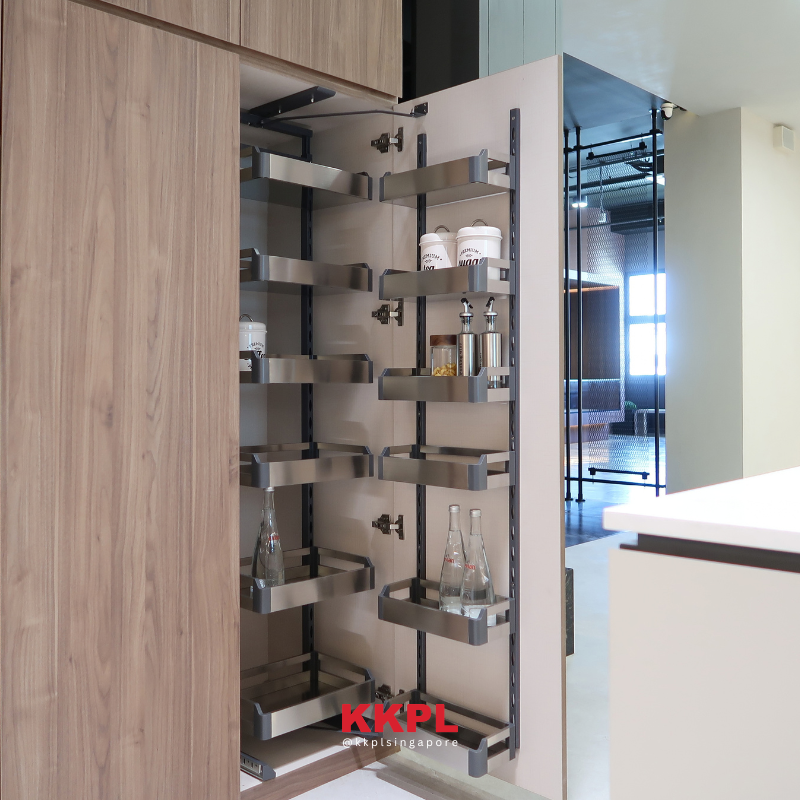 CESTINO Tall Boy Pantry Unit (Stainless Steel)