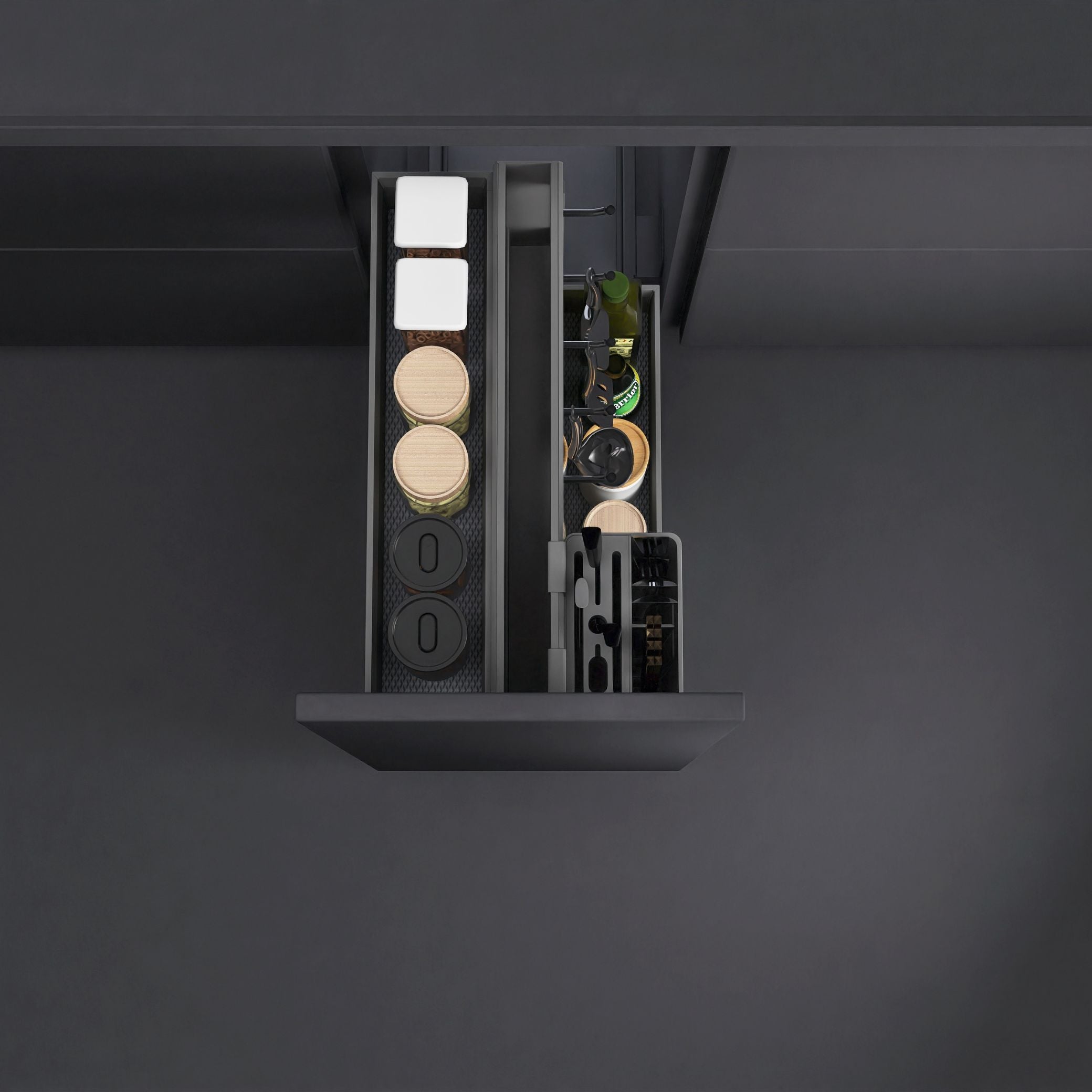 CHESTNUT MULTI-PURPOSE SPACE TOWER PULL - OUT BASKET