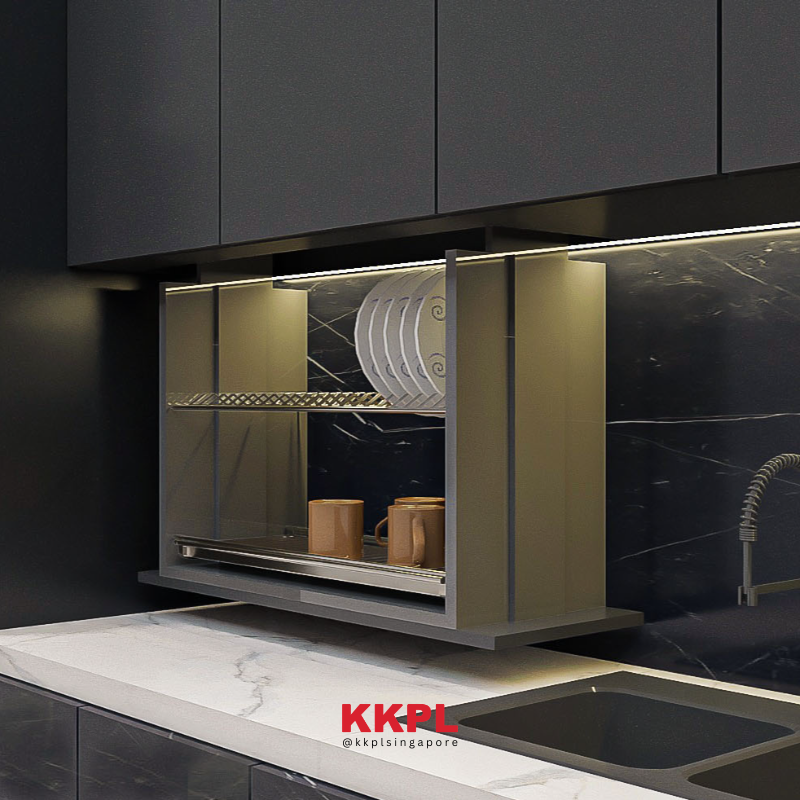 Back-Down Automated Descending Dish Rack – Koncept Kreation
