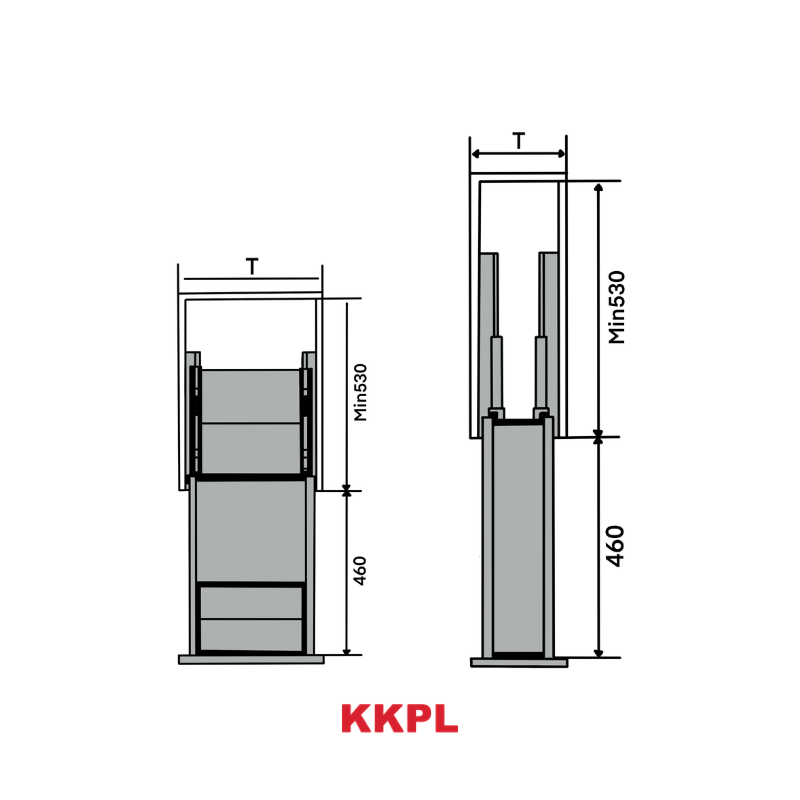 LUXUM Undermount 2-Tier Spice Basket
