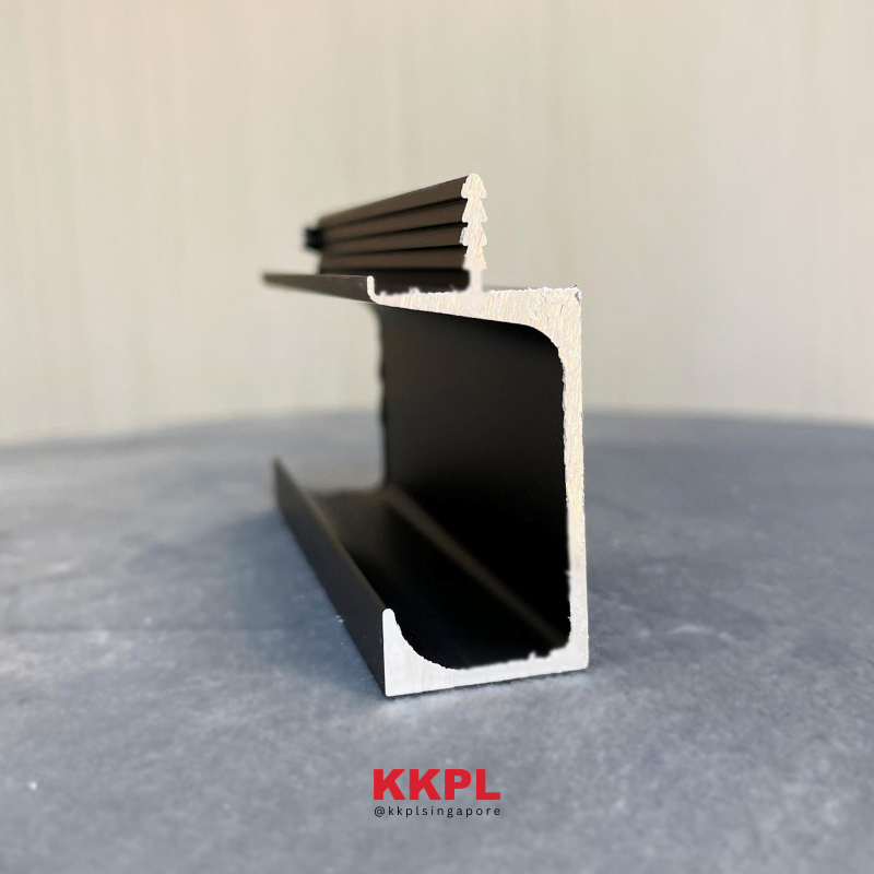 KKPL Aluminium “870B” Profile Handle (Matte black)
