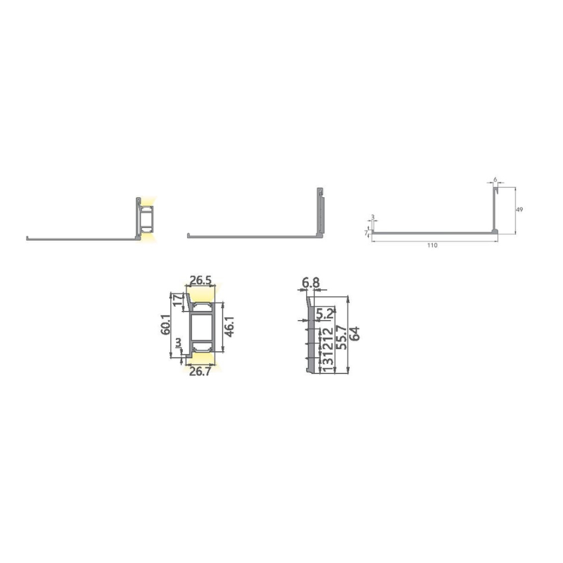 KKPL LED™ Wall Shelf