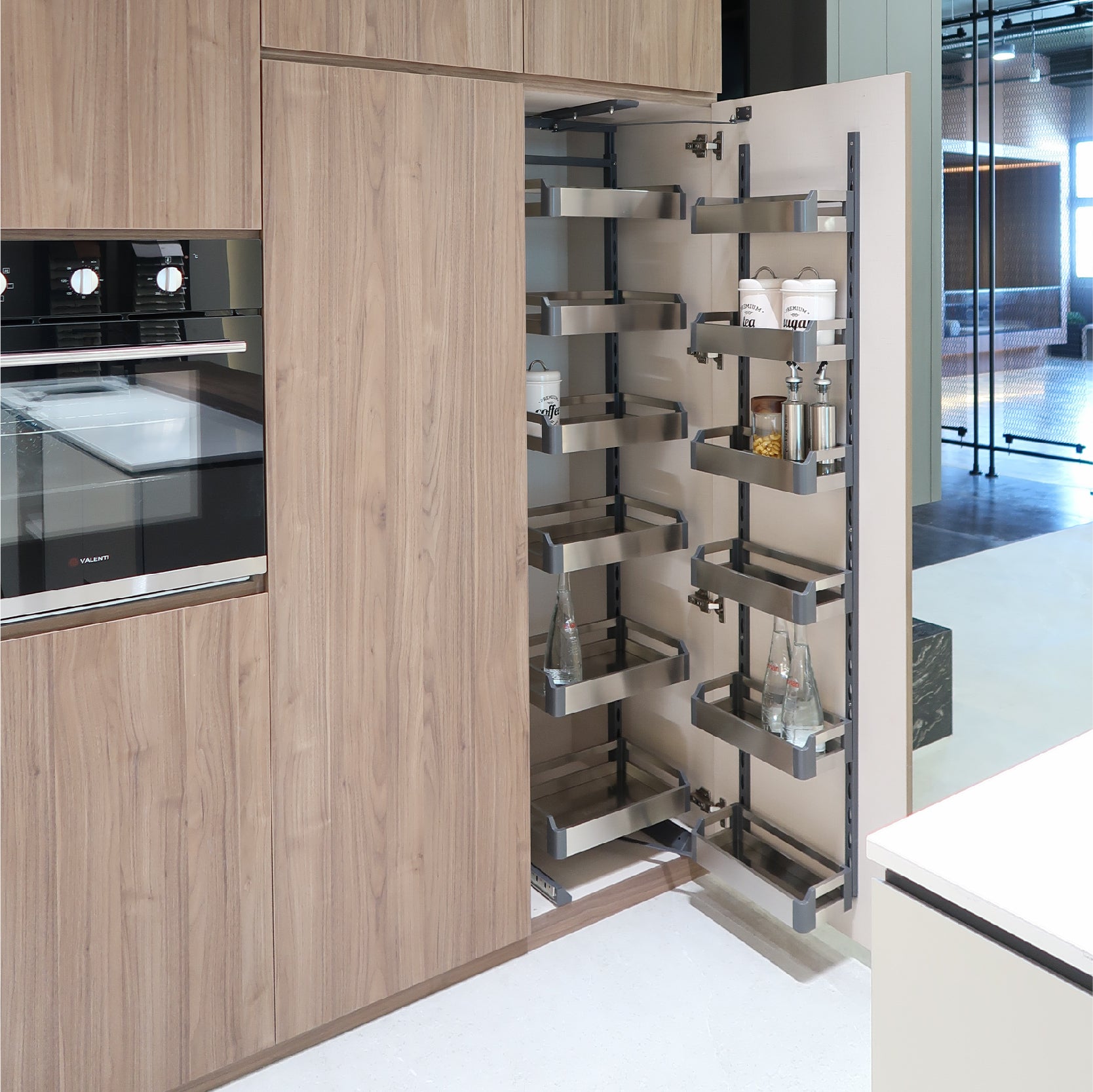 KKPL Tall-Boy Stainless Steel Pantry Unit