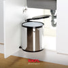 KKPL Kitchen Cabinet Space Savings SUS 304 Build in Stainless Steel Waste Bin Storages