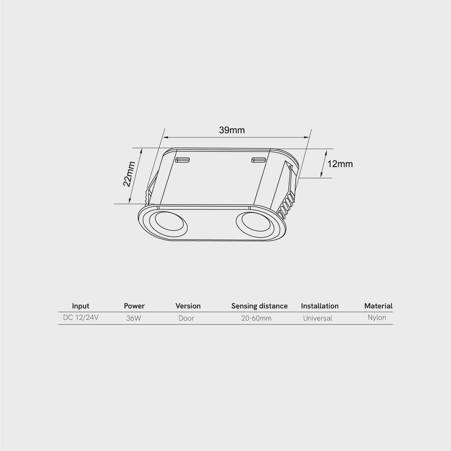 Twin Door Infrared Sensor – Koncept Kreation