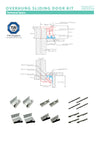 KKPL KARO(s) Overhung Sliding Door Kit with Soft Close