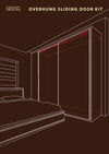 KKPL KARO(s) Overhung Sliding Door Kit with Soft Close