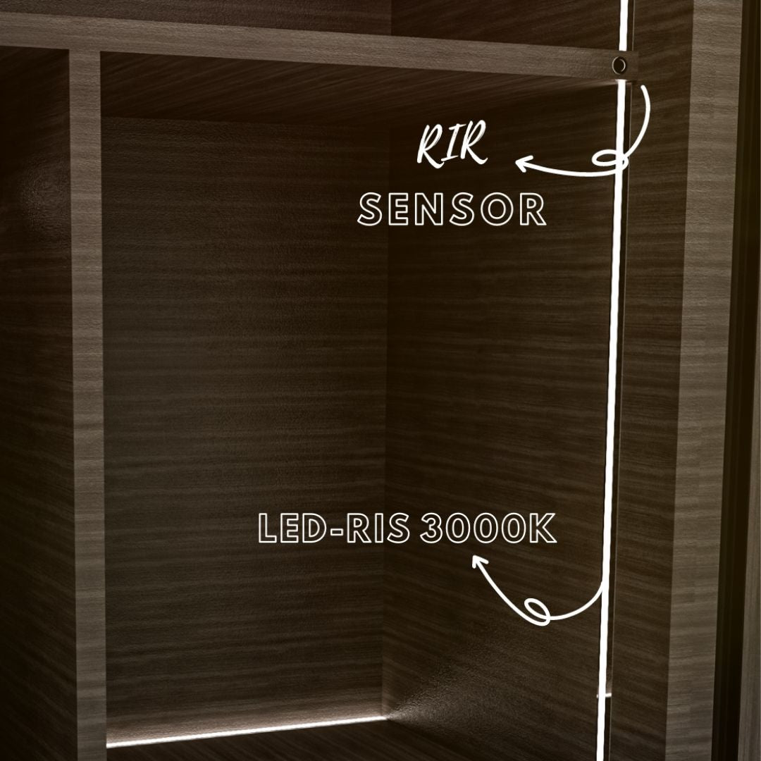 Kkpl Led Ris KKPL LED™ RIR Recessed Round infrared door sensor – Koncept Kreation