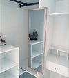 KKPL Rose Gold Wardrobe Slide and Fold Mirror